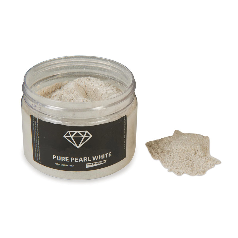 Mica Powder - 51 Grams - Color:Pure Pearl White
